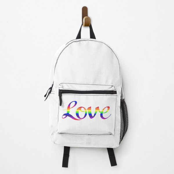 Item preview, Love Script Rainbow Colors Stripes designed and sold by NataliePaskell.