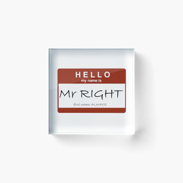 Item preview, Mr Right designed and sold by Jayson Gaskell Photography.