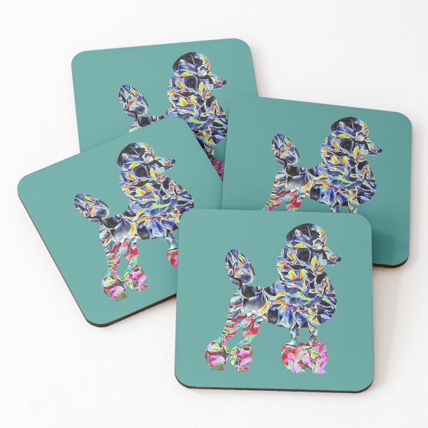 Item preview, Poodle in hydrangea designed and sold by ThePoodleandCo.