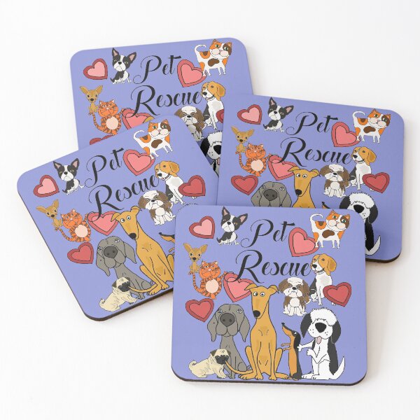 Item preview, Cute Pet Rescue Dogs and Cats designed and sold by Nature's Fancy.