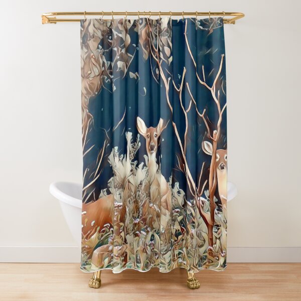 Woodland Friends Shower Curtain