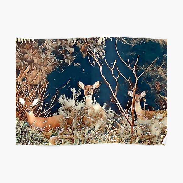Woodland Friends Poster