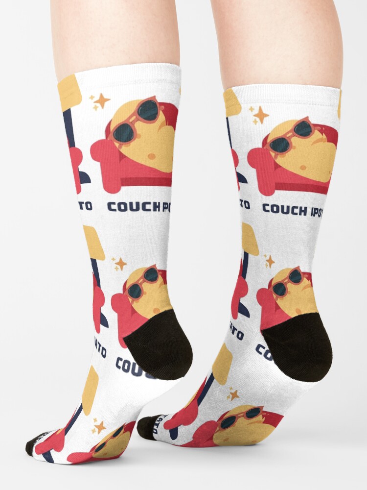 "Couch potato" Socks for Sale by ishaiyer Redbubble