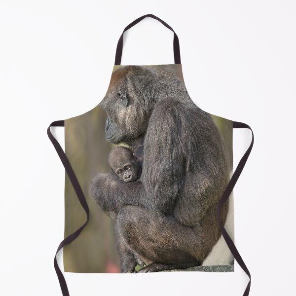 Item preview, Gorilla Mother And Her Baby designed and sold by rawshutterbug.