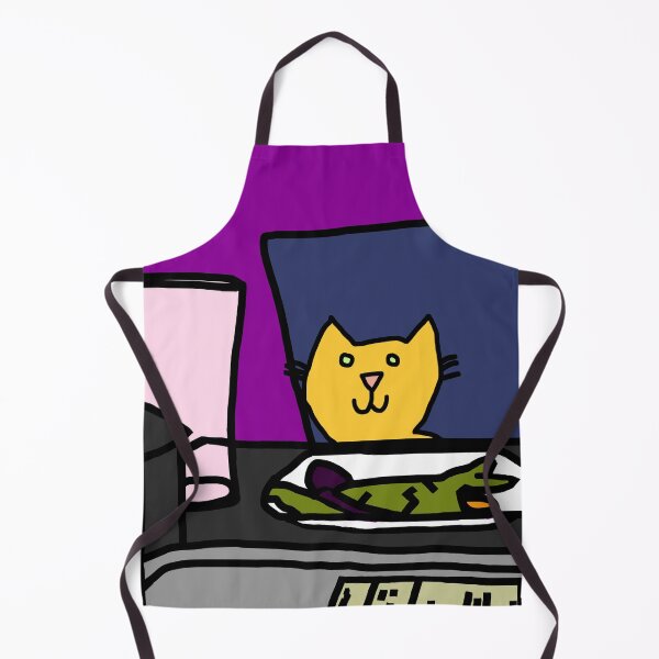 Item preview, Cat at a table designed and sold by ellenhenry.