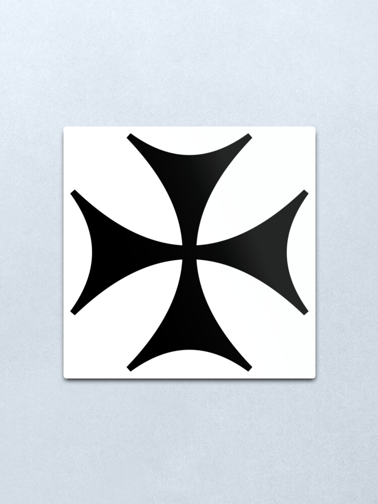 Alternate view of Bolnisi cross, Maltese cross Metal Print