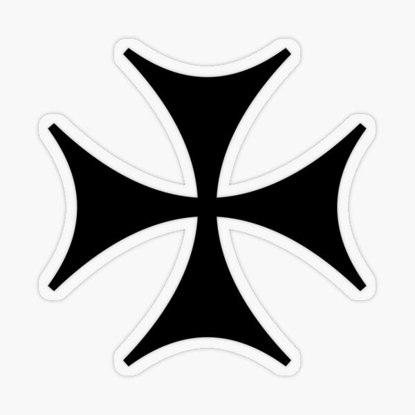 Bolnisi cross, Maltese cross Transparent Sticker