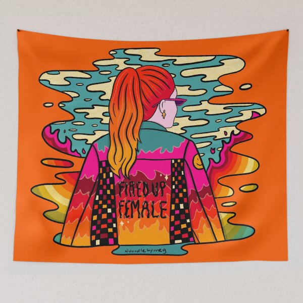 Item preview, Fired Up Female designed and sold by doodlebymeg.