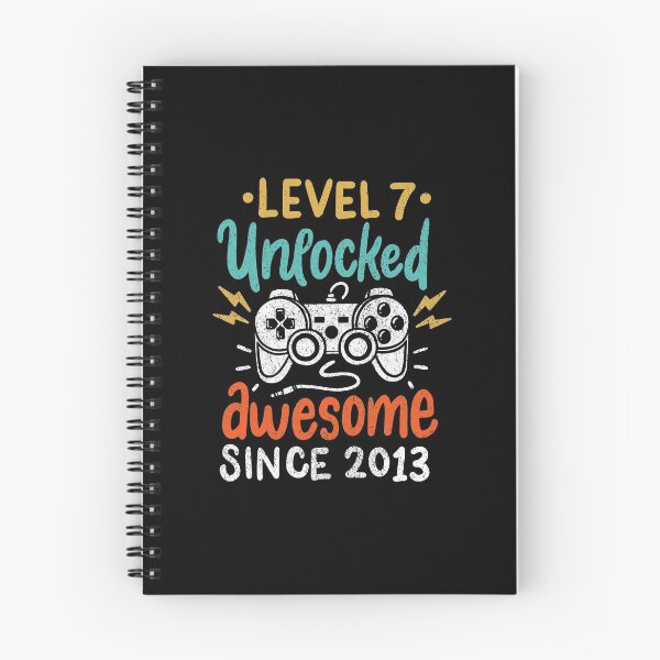 Item preview, Level 7 Unlocked Awesome Since 2013 Birthday Age designed and sold by haselshirt.