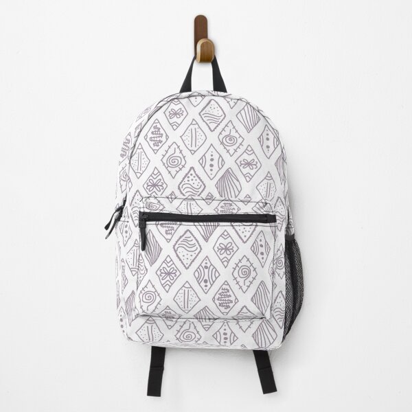 Item preview, White Purple Modern Batik designed and sold by Lwahniarts.