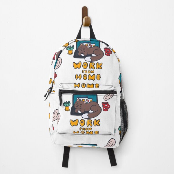 Item preview, Work from home. Laptop and cat designed and sold by HelgaScand.