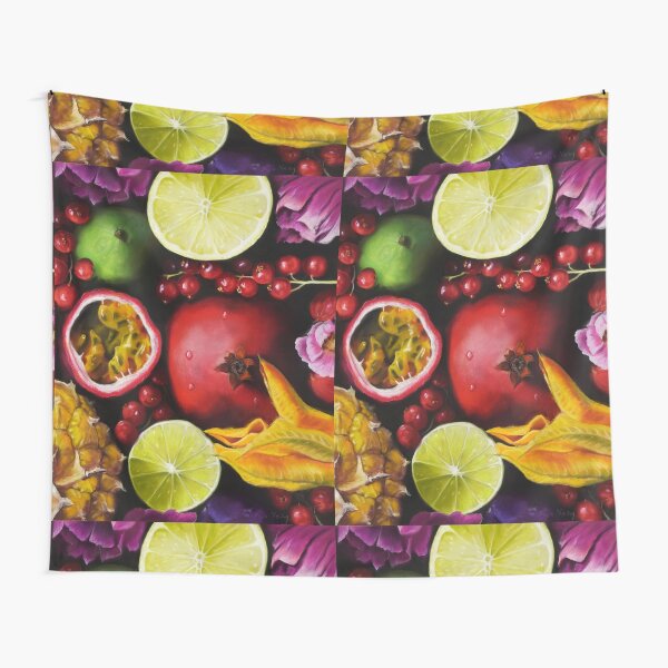 Rote Früchte Wandbehang