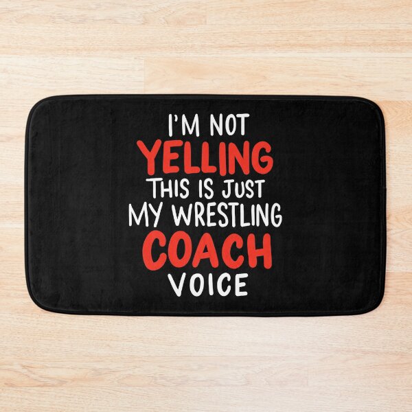 Item preview, Wrestling Coach Voice Coaching Mentor Teacher Sport designed and sold by haselshirt.