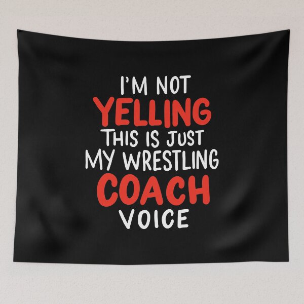 Item preview, Wrestling Coach Voice Coaching Mentor Teacher Sport designed and sold by haselshirt.