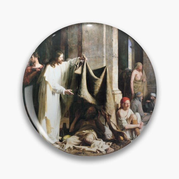 Item preview, Christ Healing The Sick At The Pool Of Bethesda designed and sold by BritishYank.