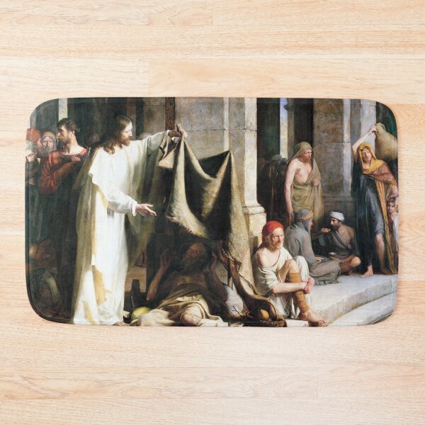 Item preview, Christ Healing The Sick At The Pool Of Bethesda designed and sold by BritishYank.