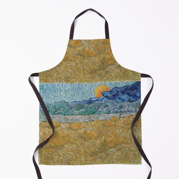Item preview, Vincent Van Gogh - Evening Landscape with Rising Moon designed and sold by vakashop.
