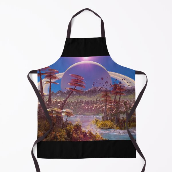 Item preview, alien planet landscape, beautiful forest the surface of an exoplanet designed and sold by DottedYeti.