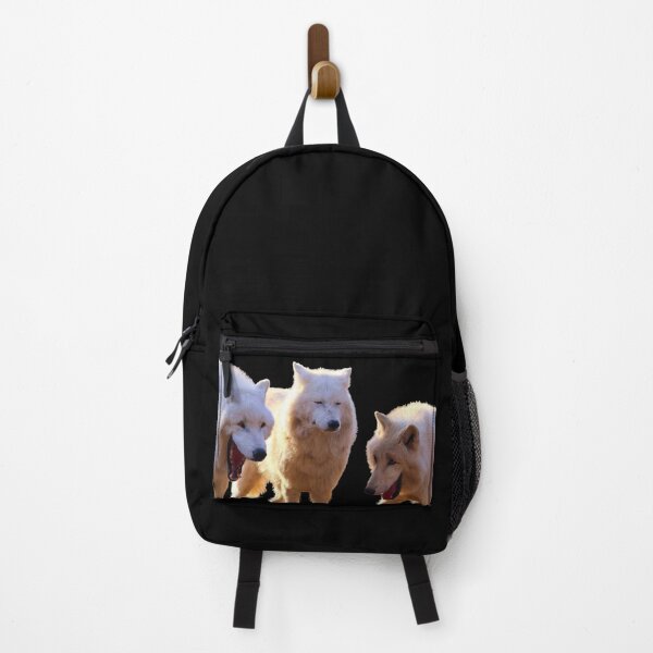 Item preview, Laughing wolves meme designed and sold by HangLooseDraft.
