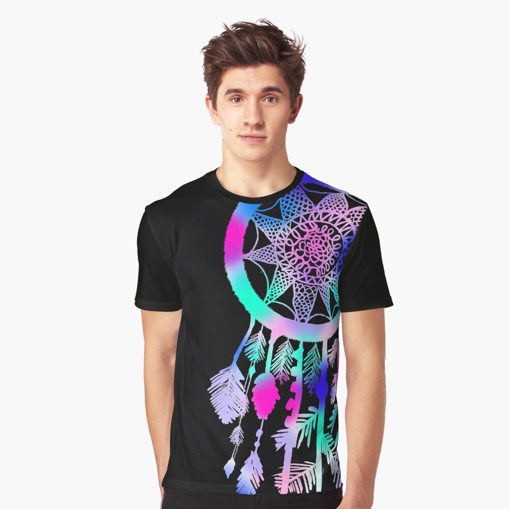  Dream Catcher Kpop  Black Tribal  Retro by Sunset Apple T 