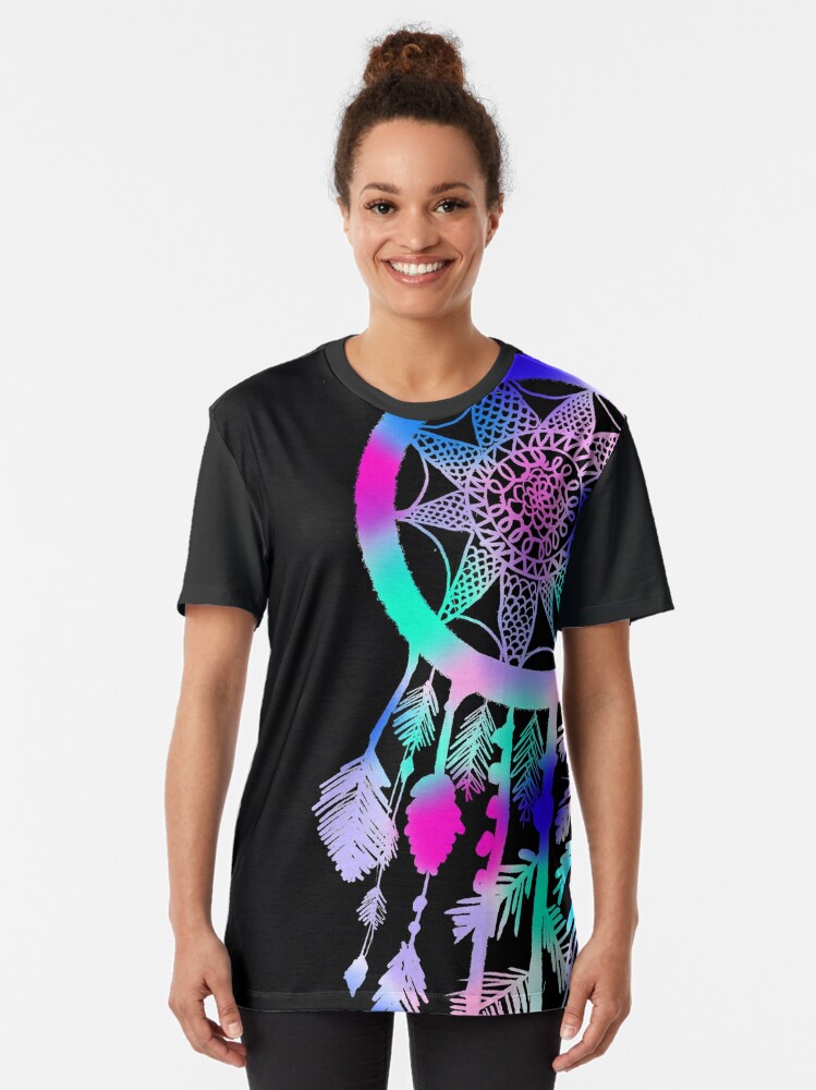  Dream Catcher Kpop  Black Tribal  Retro by Sunset Apple T 