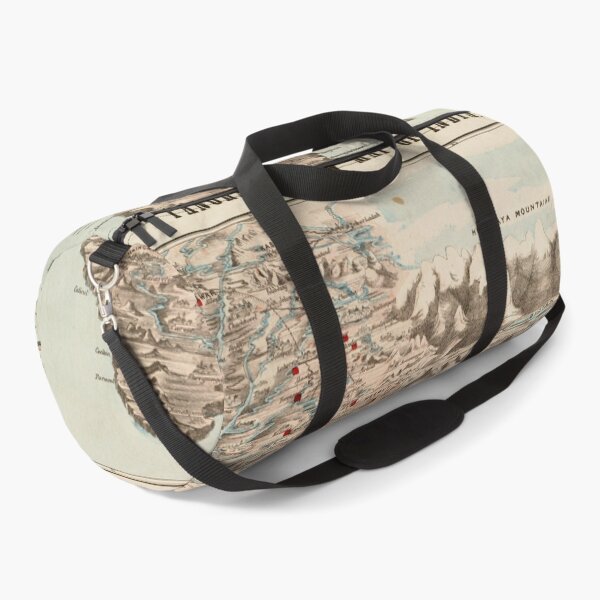 Item preview, Vintage Pictorial Map of India (1857) designed and sold by BravuraMedia.