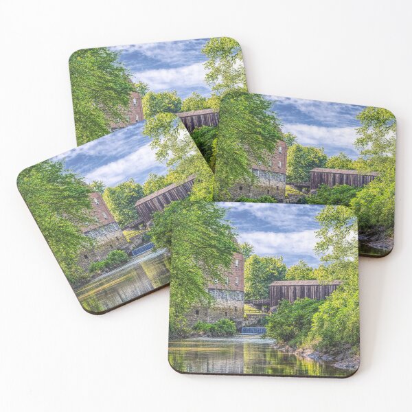 Item preview, Bollinger Mill And Burfordville Covered Bridge designed and sold by mljdwhite.