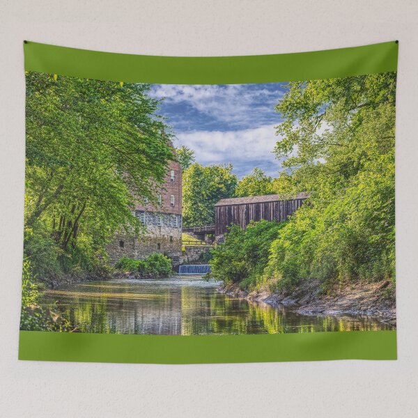 Item preview, Bollinger Mill And Burfordville Covered Bridge designed and sold by mljdwhite.