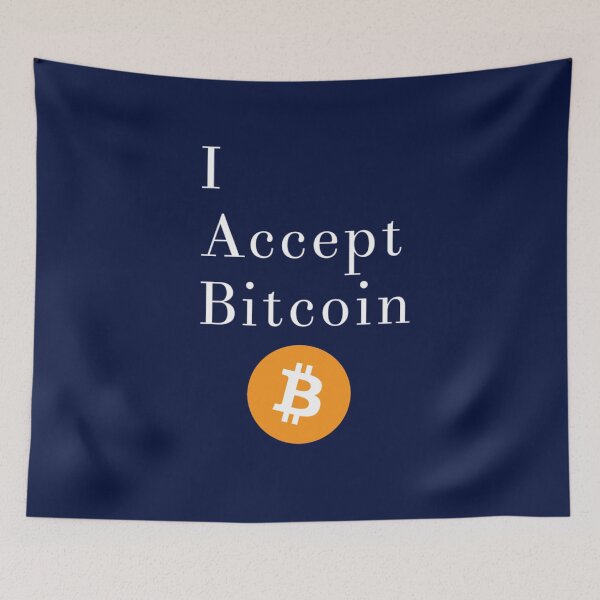 Item preview, I accept Bitcoin designed and sold by Bouzdesigns.
