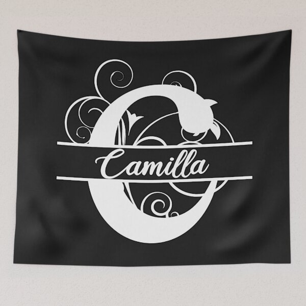 Item preview, Personalized Name Monogram C - Camilla - Letter C - White designed and sold by MysticMagpie.