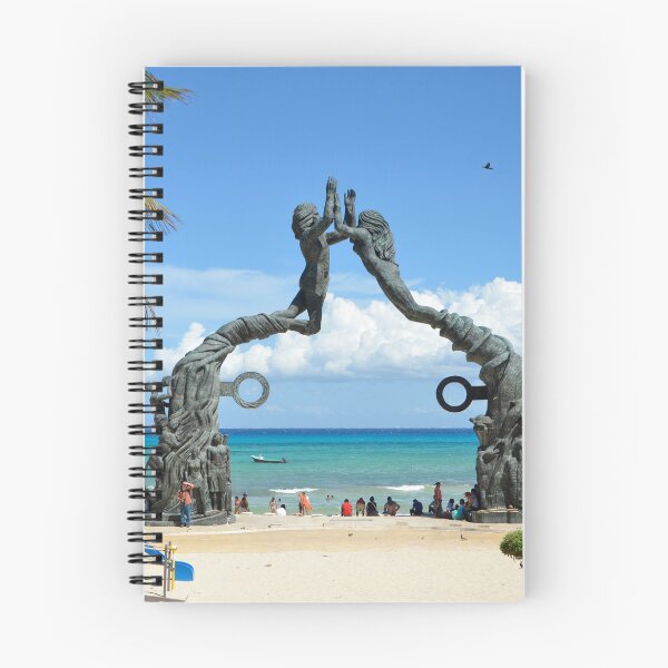 Item preview, Playa del Carmen Cancun Statue Beach Scene designed and sold by HotHibiscus.