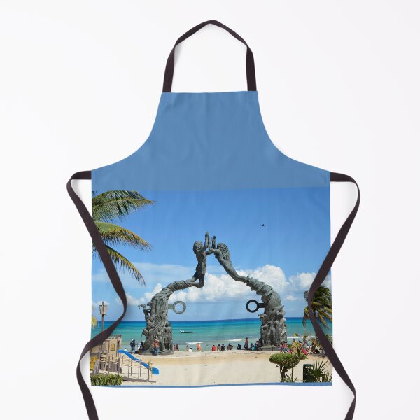 Item preview, Playa del Carmen Cancun Statue Beach Scene designed and sold by HotHibiscus.