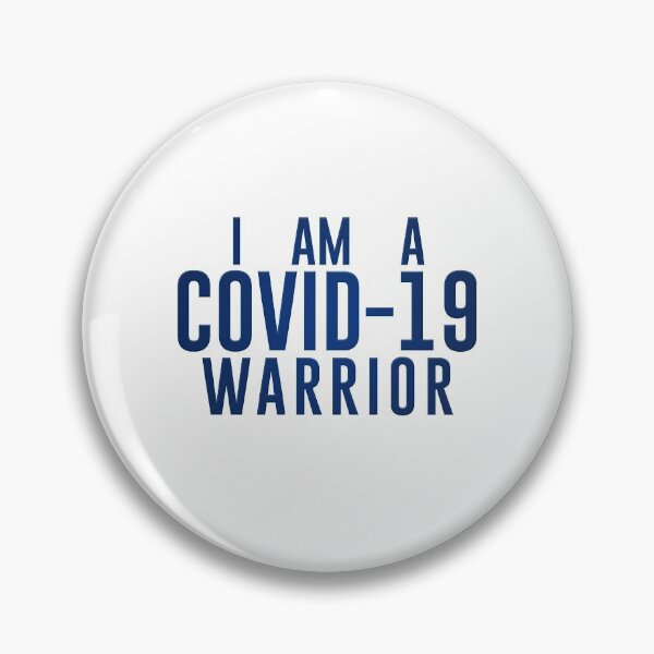 Item preview, I am a corona warrior blue designed and sold by bhavyaarts.