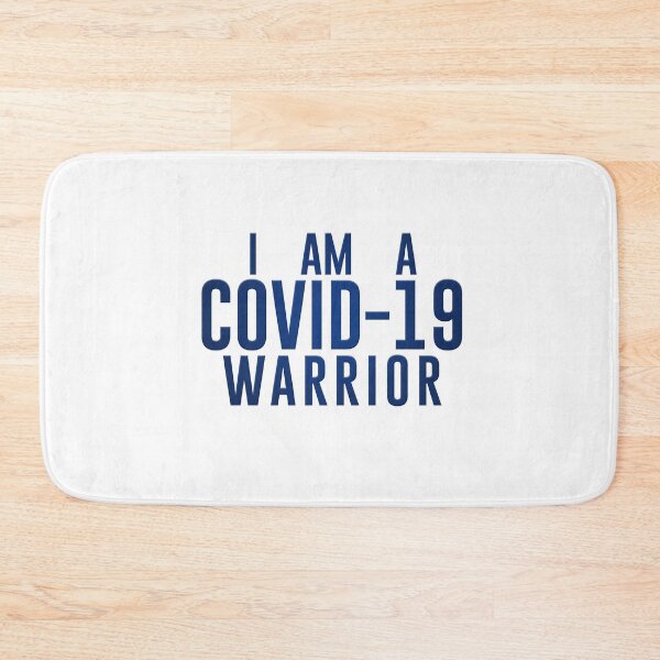 Item preview, I am a corona warrior blue designed and sold by bhavyaarts.