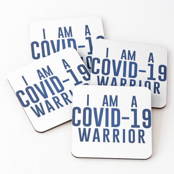 Item preview, I am a corona warrior blue designed and sold by bhavyaarts.