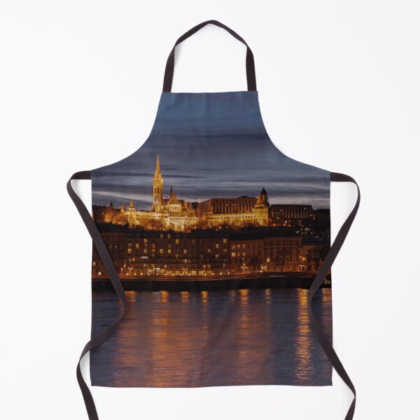 Item preview, Fisherman's Bastion At Night designed and sold by rawshutterbug.
