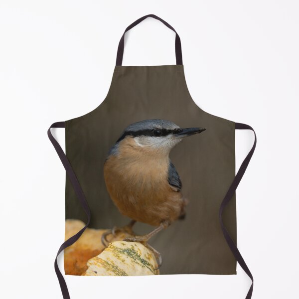 Item preview, Nuthatch On A Pumpkin designed and sold by rawshutterbug.