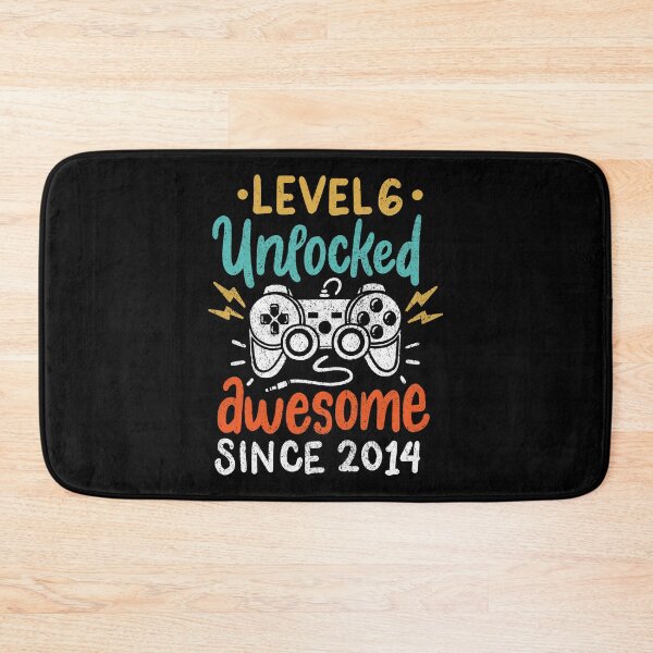 Item preview, Level 6 Unlocked Awesome Since 2014 Birthday Age designed and sold by haselshirt.