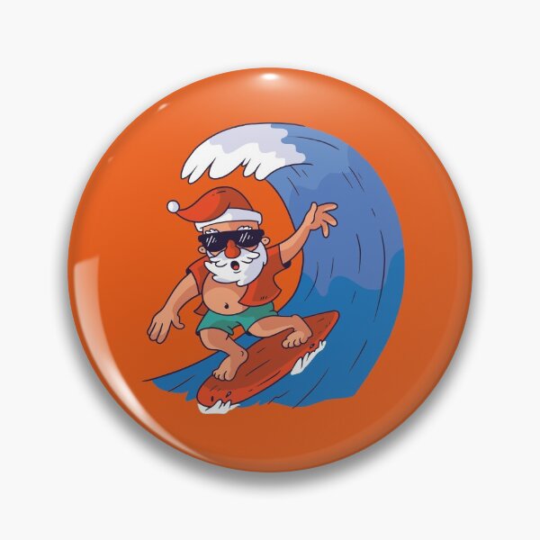 Item preview, Santa Claus surfing designed and sold by DerSenat.