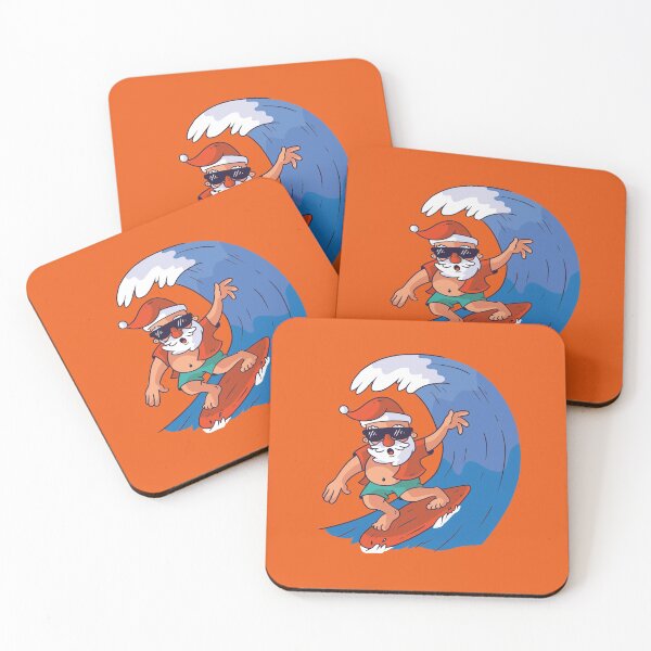 Item preview, Santa Claus surfing designed and sold by DerSenat.