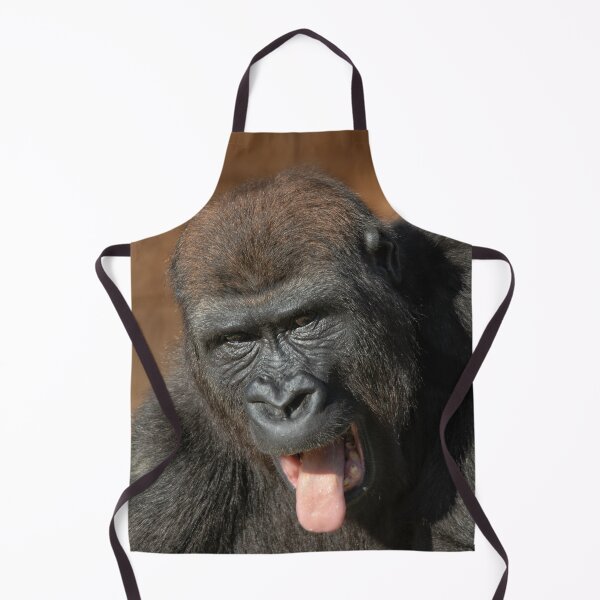 Item preview, Gorilla Lope Showing His Tongue designed and sold by rawshutterbug.