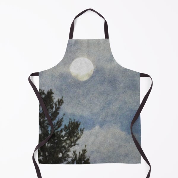 Item preview, Full Moon In A Cloudy Evening Sky designed and sold by Leslie Montgomery Art.
