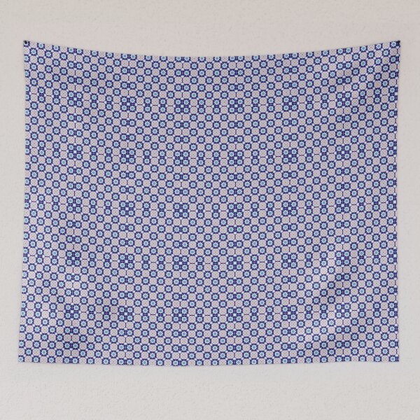 Item preview, Blue and multicolour patterns  designed and sold by bhavyaarts.