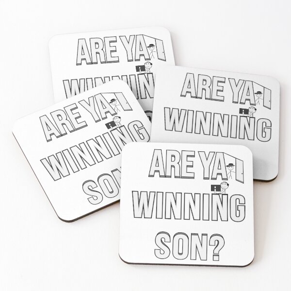 Item preview, Are ya winning son? Meme Typography Design designed and sold by Giacob.