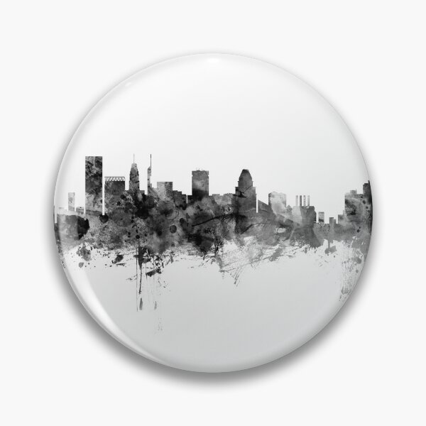 Item preview, Baltimore Maryland Skyline designed and sold by ArtPrints.