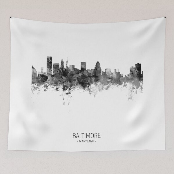 Item preview, Baltimore Maryland Skyline designed and sold by ArtPrints.