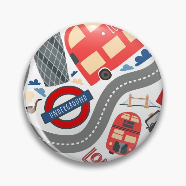 Item preview, London doodles pattern. Red bus, ferris wheel, black cab etc. designed and sold by HelgaScand.