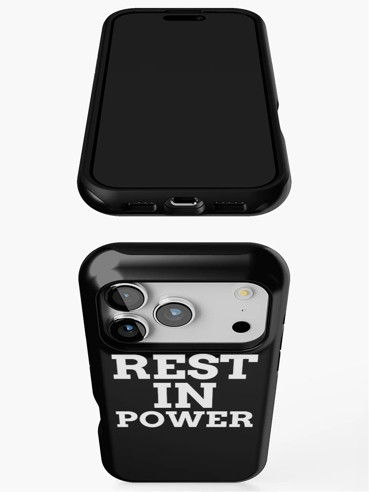 Thumbnail 3 of 4, iPhone Case, Rest In Power designed and sold by FlauntMerch.