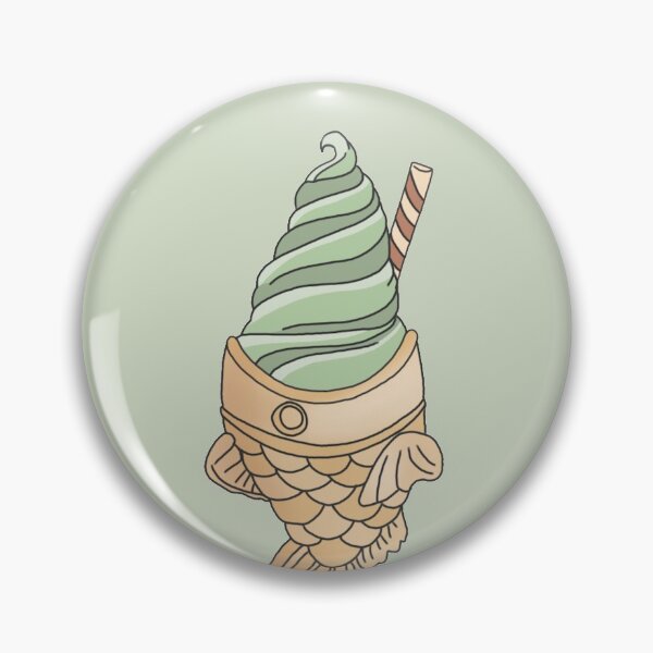 Item preview, Matcha Filled Taiyaki  designed and sold by PeachPantone.