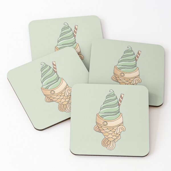 Item preview, Matcha Filled Taiyaki  designed and sold by PeachPantone.